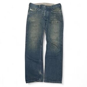 Y2K Diesel Timmen Acid Washed Faded Bootcut Flared Jeans